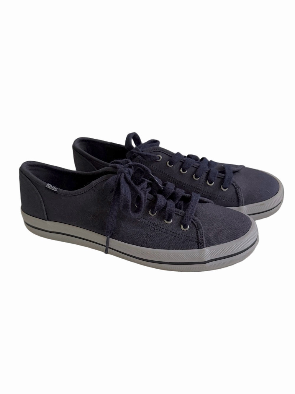 Keds Navy Blue Kickstart Canvas Sneakers Women’s Size 9 Low-Top Navy Laces